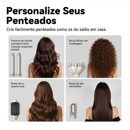 Escova Multifunções 7 em 1 – 1200W Bivolt – Gokoco